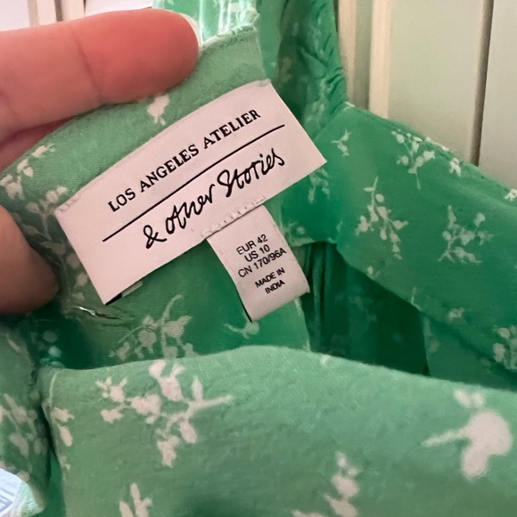 Green floral dress - Picture 3 of 3